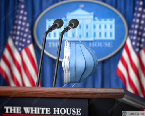 Whitehouse press conference podium