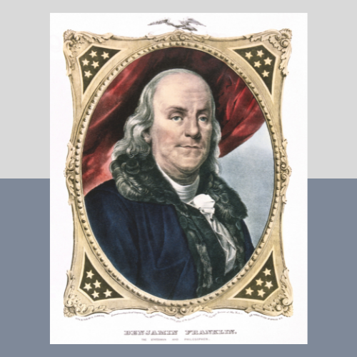Benjamin Franklin Oil Paining portrait