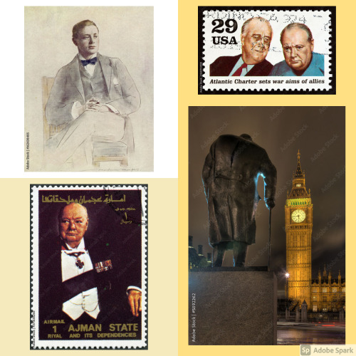 Churchill collage